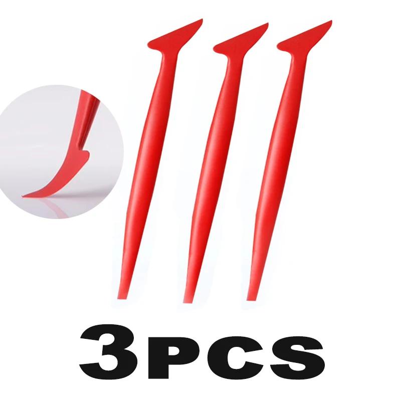 Car Micro Squeegee Curves Slot Tint Tool Set Car Stickers Wrap Vinyl Tools Auto Wrapping Film Installing Scraper Gasket Squeegee
