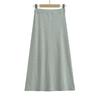 2025 Light European Fashion Half Body Skirt European And American Women'S Wear New Style Elastic Waist Drop A-Line Skirt Long Skirt