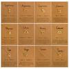 Zodiac Constellation Pendant Necklace – Elegant Twelve Constellations Clavicle Chain Necklace.