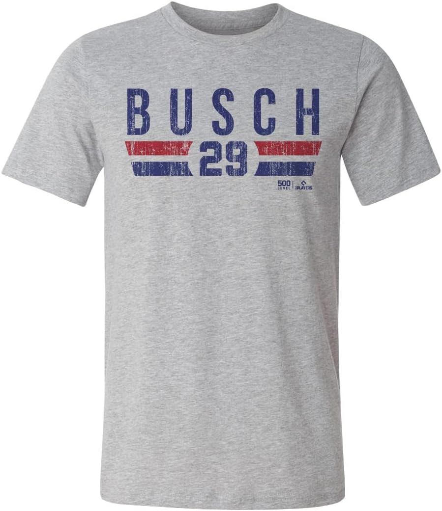 500 LEVEL Michael Busch Chicago C Font Shirt S
