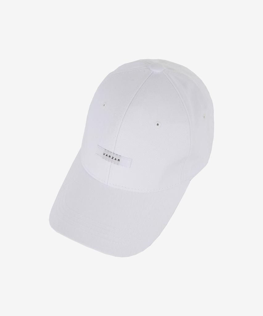 Bajal Solid Label Oversized Ball Cap White