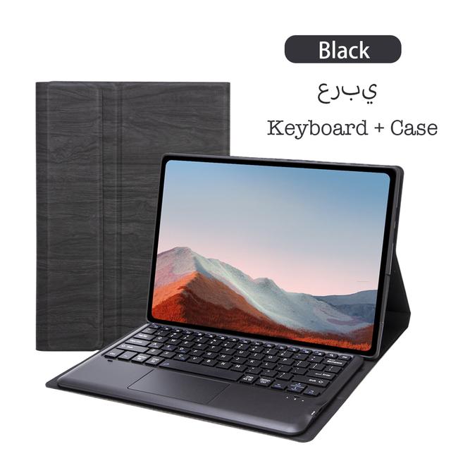 

Портативный съемный беспроводной чехол с сенсорной клавиатурой Bluetooth для Microsoft Surface Pro 8 12,9 дюймов, защитный чехол из ТПУ для планшета Surface Pro 8