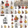 Premium Plastic Building Blocks Toy X0164 Ancient Roman Spartan Crusader Figures Set X643-650