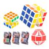 Science And Education Intelligence Third-Order Rubik'S Cube Spring Solid Color Rounded Corners 5.7 Positive-Order Rubik'S Variety Magic Ruler 3.4Cm