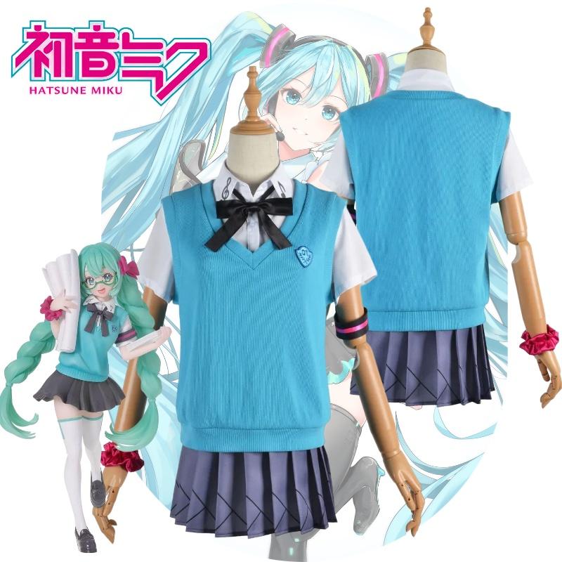 Sweet And Fresh Vocaloid Hatsune Miku 16th Anniversary Cosplay Jk Uniform