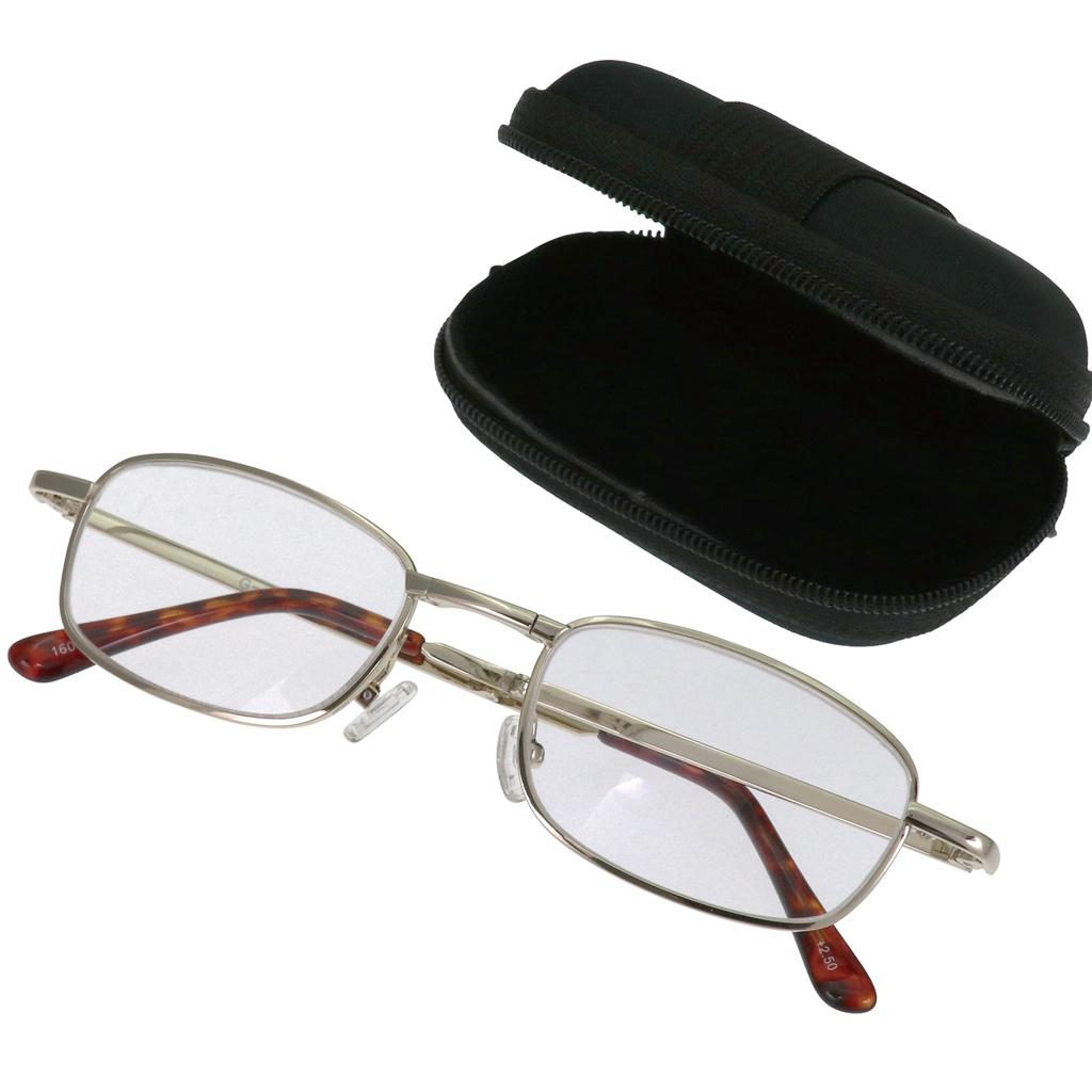 Eye SFR406G450 Reading Suitable for with [Senior Club] Glasses, 4.5mm, Foldable, Portable, Compact, Men, Case, G-406 +4.50