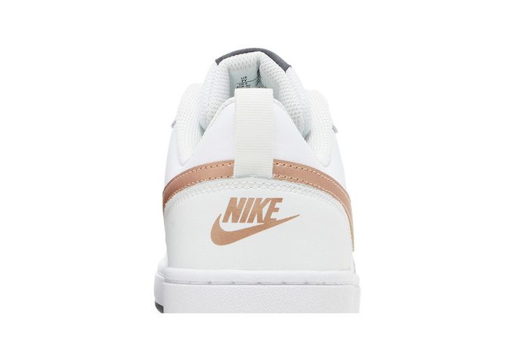 Nike Court Borough Low 2 GS 'Biały Metaliczny Czerwony Brązowy'