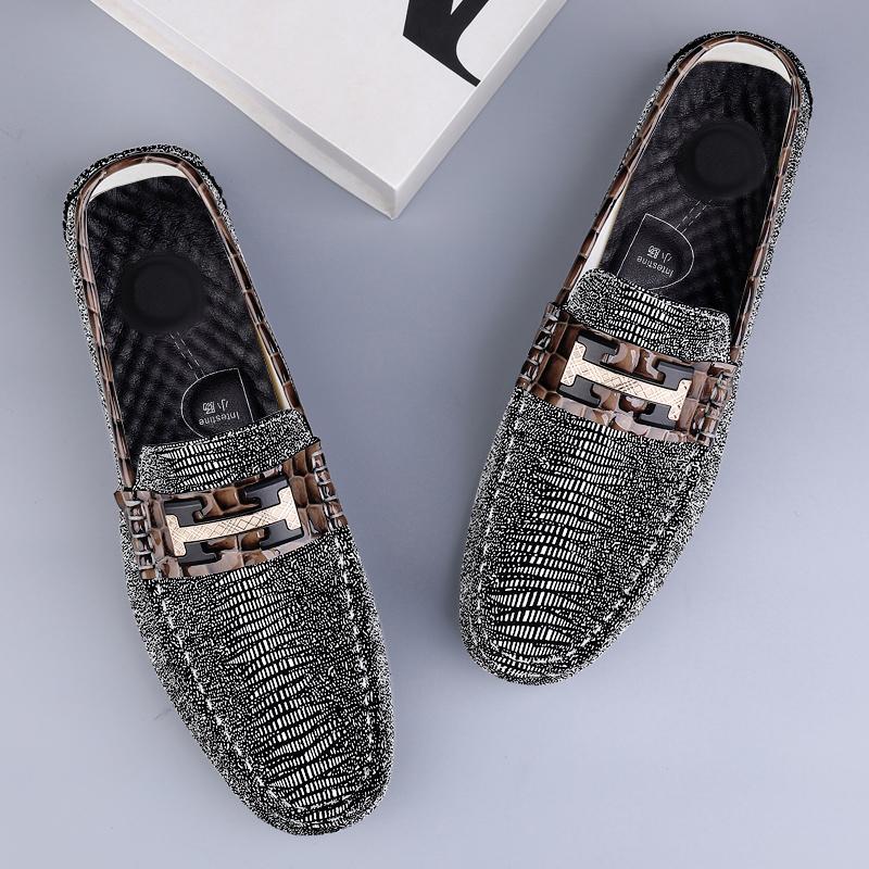Fashion Hot Sale Casual Leather Loafers Luxury Men Handmade Driving Flats Ultra-light Slip-on Shoe Comfy Soft-Soled Moccasins Boat Shoes