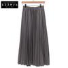 Theory Luxe Excellent Condition Refined Pleats Pilil Skirt, Women's, Gray, Size 36, Made In 1924 Skirt 36 grayUsed