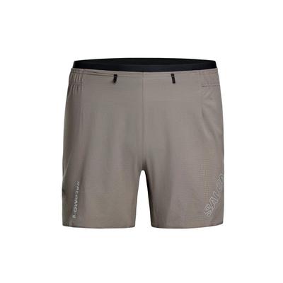 Sense Aero 5 Série de Corrida Respirável Confortável Elegante Letra Shorts Esportivos Shorts Masculinos Cinza-Ferro C24330