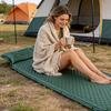 Self Inflating Air Mattress with Head Support Pillow Thick Sponge Sleeping Pad Portable Folding Travel Outdoor Camping Backpacking Lounge Mat