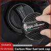 2026 Hot Alfa Romeo Car Carbon Fibrer Fuel Tank Cap Protection Cover Sticker Interior Accessorie For Alfa Romeo 4C 159 166 Giuli