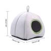 Hamster Hideout Cozy House Bed for Chinchilla Ferret Hedgehog Sugar Glider Hammock 2 In 1 Small Pet Tent Cage Cave Habitat