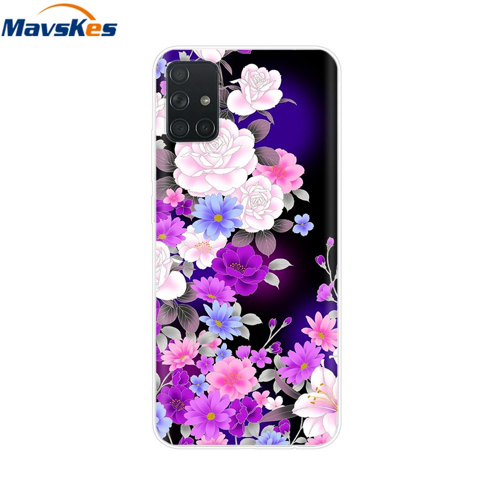 For Samsung Galaxy A51 Case Silicon Transparent Back Cover Phone Case for Samsung Galaxy A71 SM-A715F A515F A 51 71 Cover Fundas
