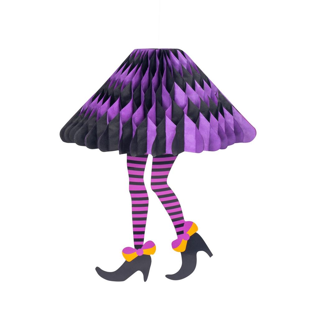 Halloween Witch Leg Honeycomb Single Stone Witch Leg Charm Honeycomb Charm Decoration Pendant Halloween Party Gift