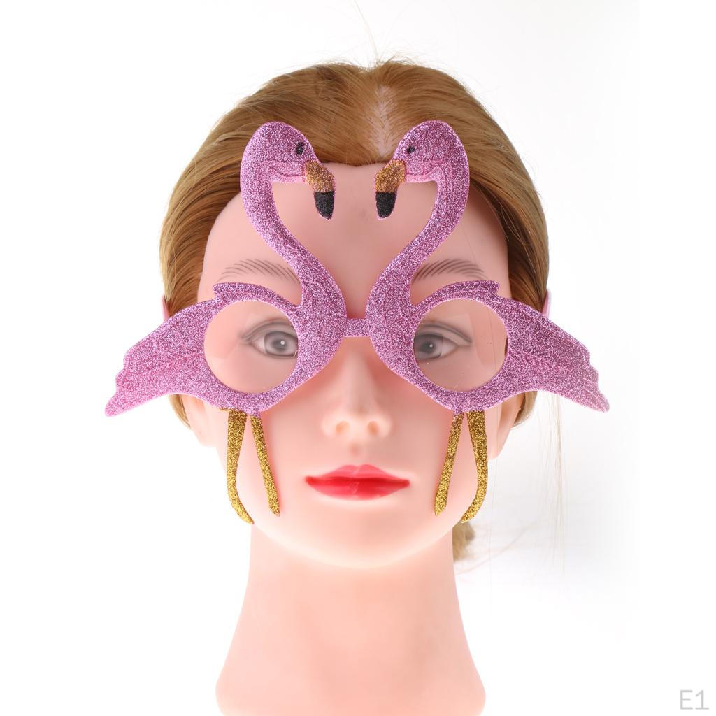 Novelty Tropical Cocktail Flamingo Sunglaess Kids Adult Eyeglasses Party Fancy Dress Accessory