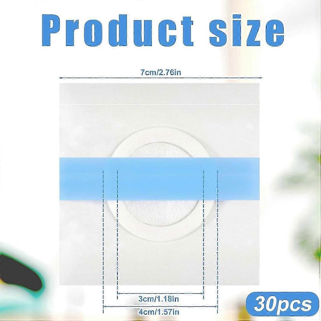 2025 Latest Model 30pcs Castor Oil Pack Wrap for Belly Button, Single Use