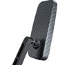 Bike Mirror, Square Type, Left and Right Set, Positive Screws, Reverse Screws, 0.3 Inches