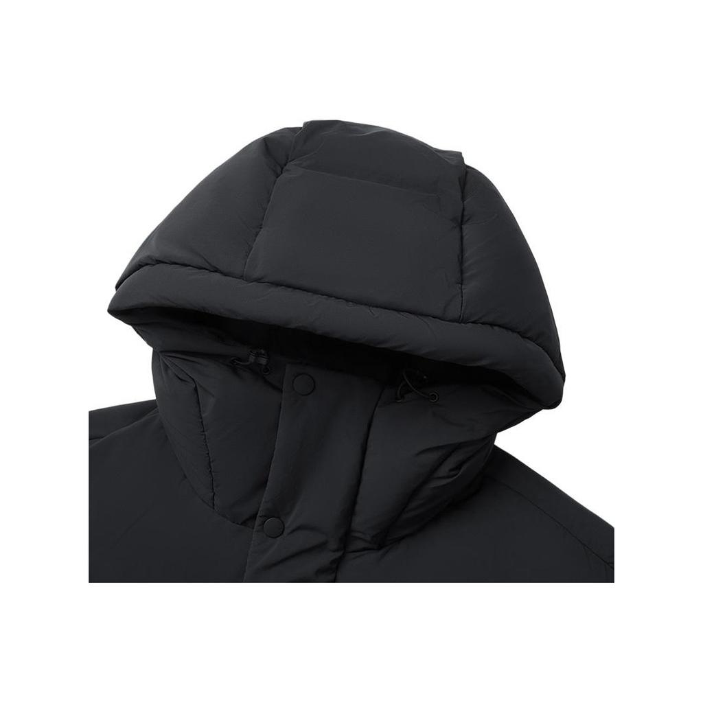 Li-Ning Warm Windproof Water-Resistant Casual Fashion Long Down Jacket Men outerwear AYMU467-1