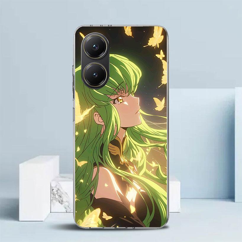 Code Geass Anime Phone Case For Xiaomi Poco F7 Ultra X5 X6 X7 Pro M7 Redmi 15C 15 13C 13 12C 12 10C 10 10A 9 9C 9A 9T Cover Poco