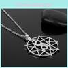 Slipknot Hollow Star Pendant Chain With Alloy Material For Men Women