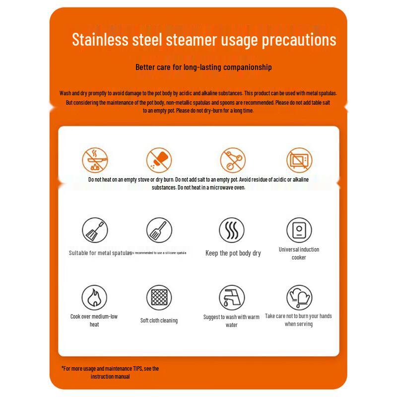 SUPOR Stainless Steel Steamer Pot