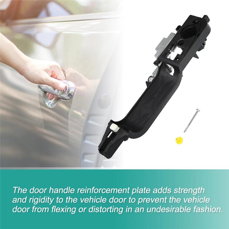 1Pair Exterior Door Handle Base Reinforcement For Ford Focus 08-11 8S4Z-5426685-B 8S4Z-5426684-B Front Handle Base