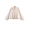 Womens Winter Fashion Faux Suede Bomber Jacket Casual Streetwear Outerwear