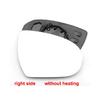 For Hyundai Tucson 2015 2016 2017 2018   Door Wing Rear View Mirrors Lenses Outer Rearview Side Mirror White Glass Lens
