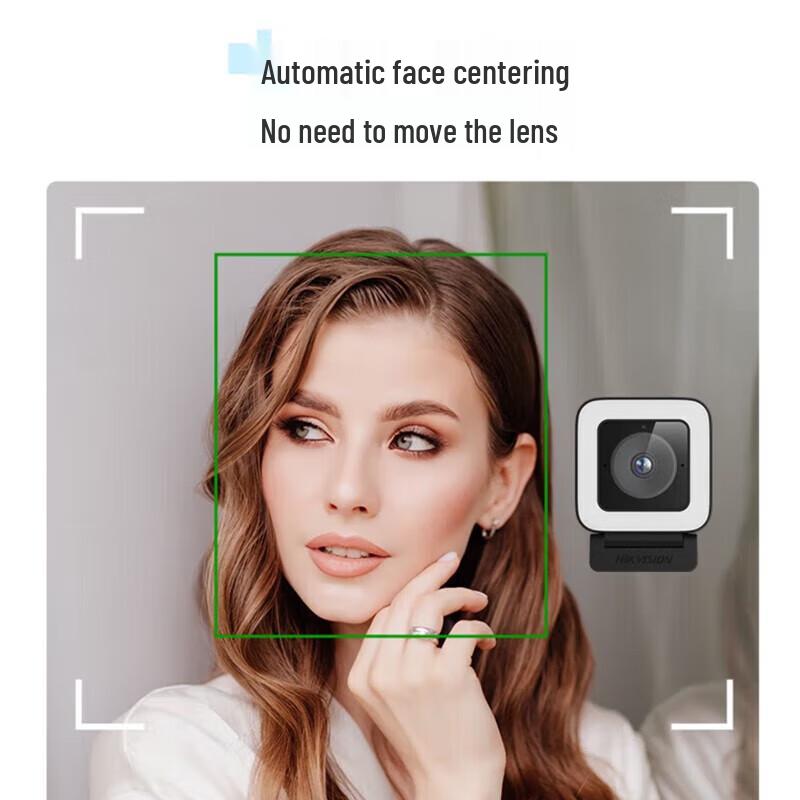 Hikvision DS-U22 Pro 1080P Full HD USB Webcam with Microphone CN plug (adapter included)