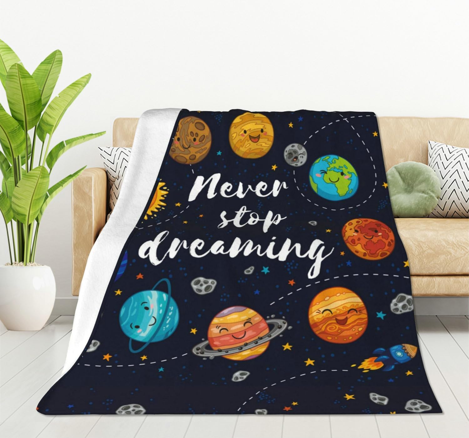 

Retro Vintage Vinyl Record Flannel Fleece Throw Blanket Lightweight Cozy Plush for Bedroom Living Room Sofa Couch x Inch 40x50in