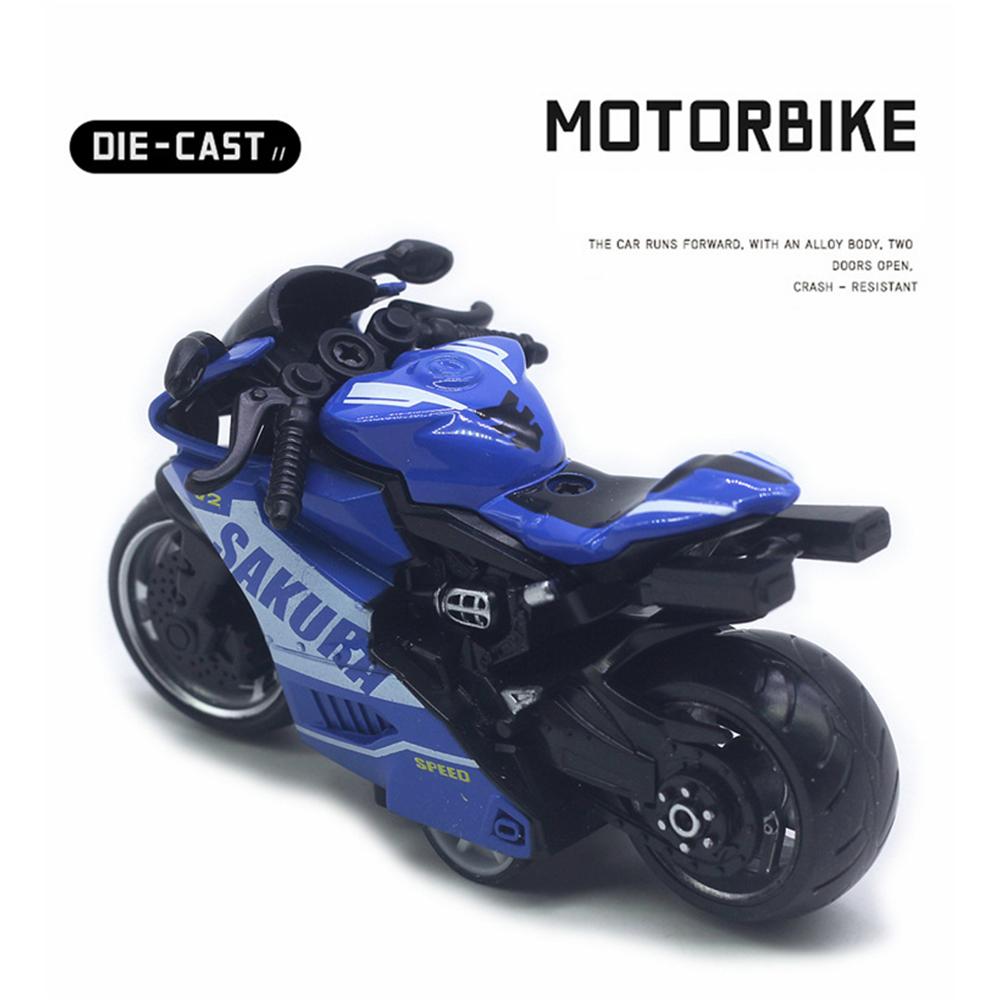 1/32 skala V2 SAKURA GESCHWINDIGKEIT Simulation Motorrad Modell Ornament Legierung Pull Back Spielzeug Auto