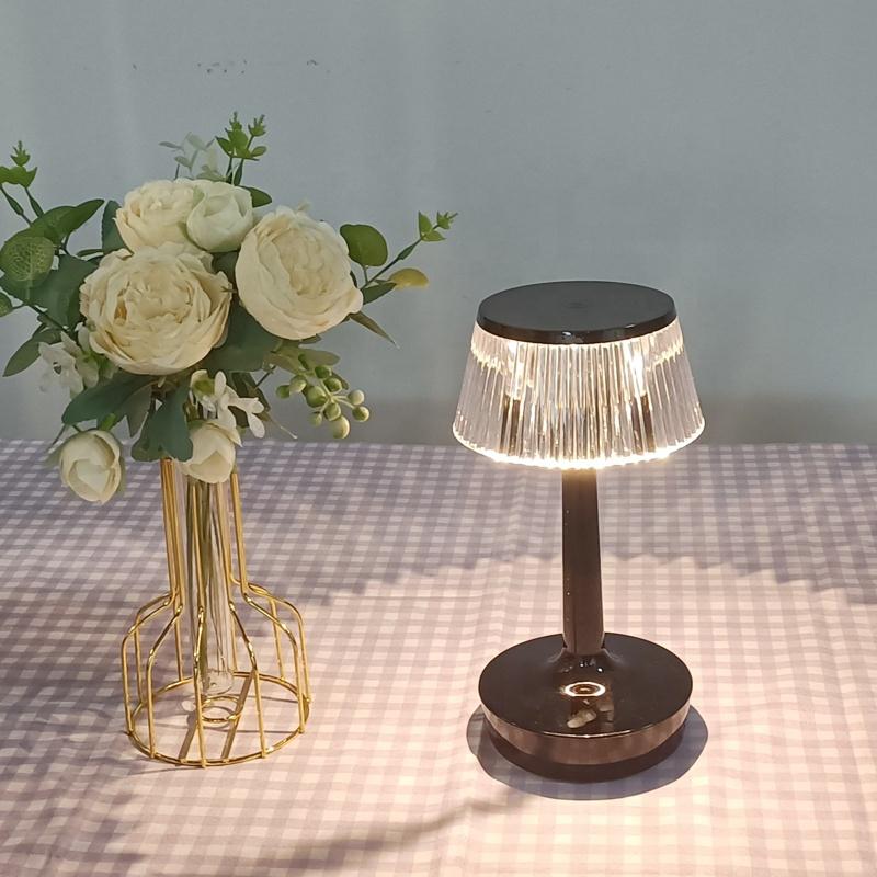 Crystal Table Lamp Creative Mushroom Bedside Bedroom Night Light Touch Atmosphere Light Bedroom Bedside Gift Led Night