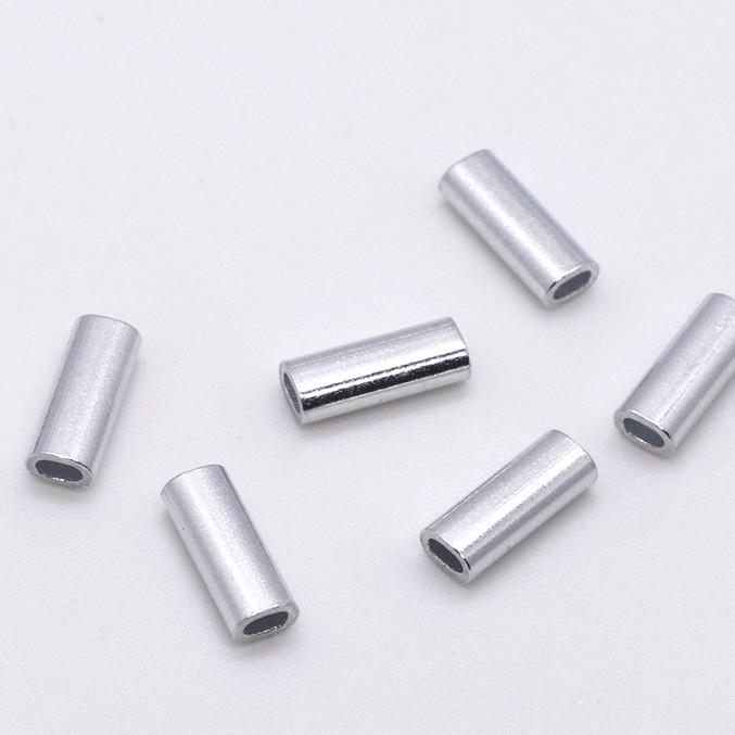 Aluminum Single Oval Tube Sleeve Fishing Tackle Accessory