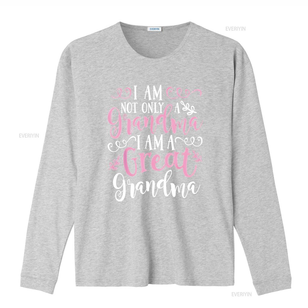 Cute Great Grandma T Shirt Funny  Vintage Washed Graphic Breathable Versatile Slightly Designer Clothes Comfortable Casual