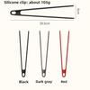 Silicone high temperature resistant V food clip barbecue clip all-inclusive steak clip buffet barbecue clip