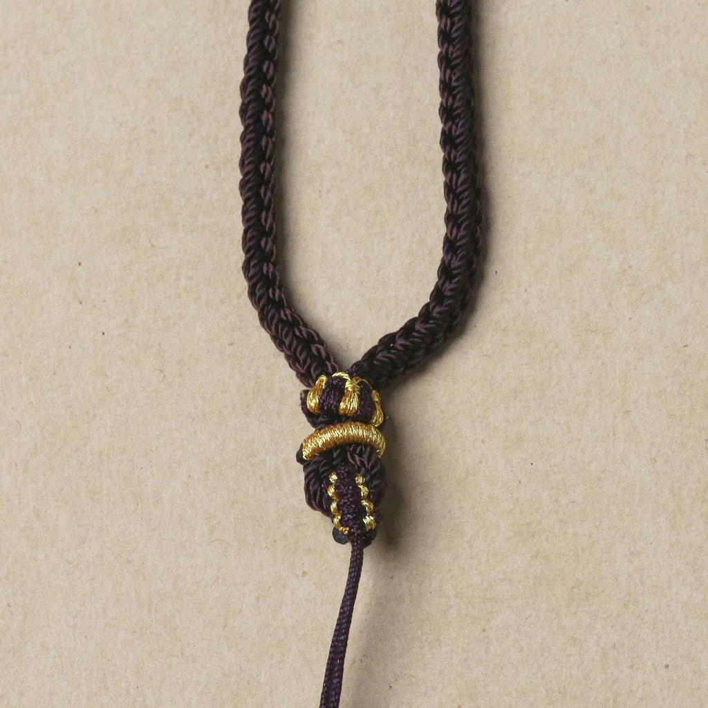 Kiyuan Handmade High-End Amber Buddha Head Pendant Necklace Cord