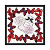 Spring and summer 71 new blue butterfly fashion commuter silk scarf pink perfume plant flower small square scarf scarf