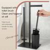 Stainless Steel Floor Standing Toilet Roll Holder Freestanding Tissue Dispenser  Hotel Bathroom