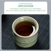 4Pcs Cup Ceramic Small Teacups for Home Use Decorative Household Water Cups Dishwasher Safe Modern Craftsmanship