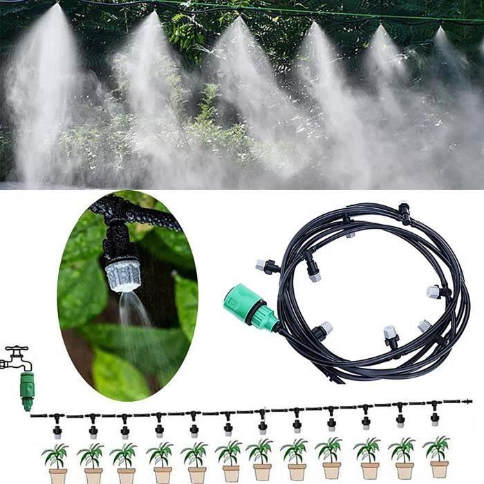 Nebulizzatore da terrazza, 10m sistema di nebulizzazione kit di irrigazione sistema di nebulizzazione esterno nebulizzatore giardino refr