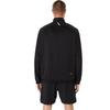 Asics Long Sleeve Solid Color Zip Jacket Men Jackets Black 2031E886-001