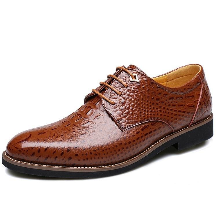 crocodile leather shoe