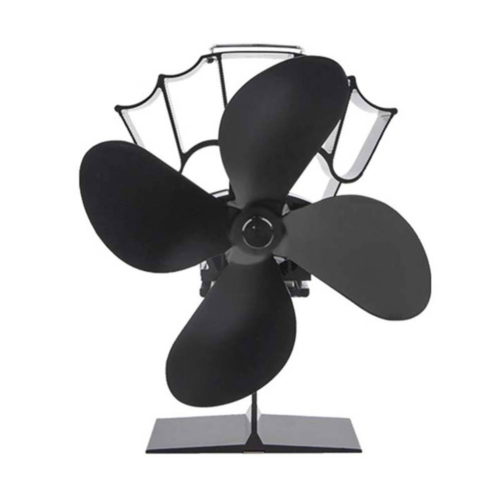 Fireplace Heat Powered Fan Converts Heat to Warm Air Circulation Suitable for Wood Fireplaces Quiet and Efficient