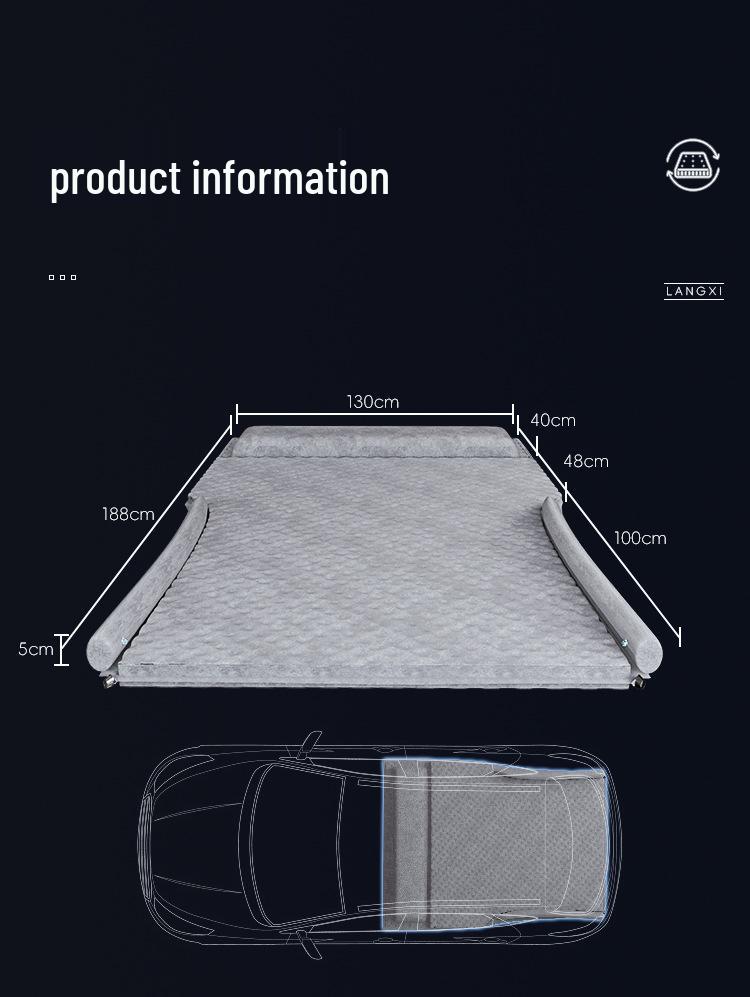 Suitable Ora Haomao Car Air Mattress: Rear Seat Sleeping Pad for Trunk Bed 