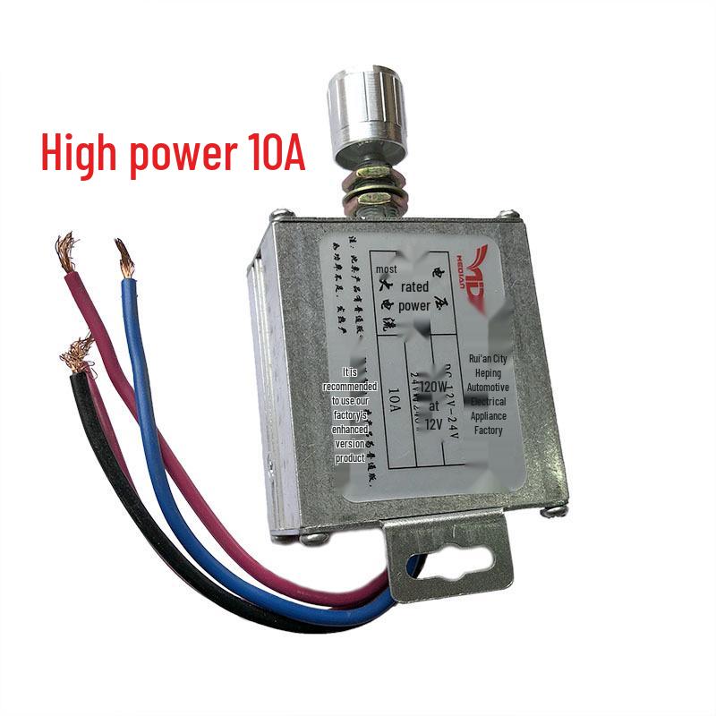 Universal Stepless Speed Control Switch for Car Fan Heater Motor Bulb, 12V/24V