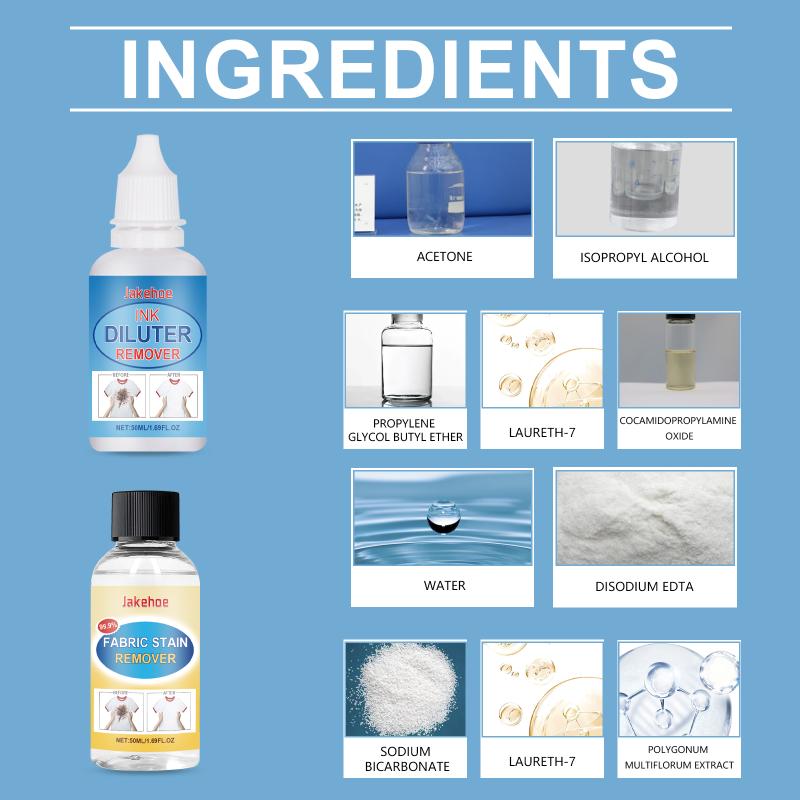 Fabric Stain Remover Clothes Rusts Coffee Stain Remover All In 1 Powerful Cloth Wash Soap Concentrated Fresher Laundry Detergent