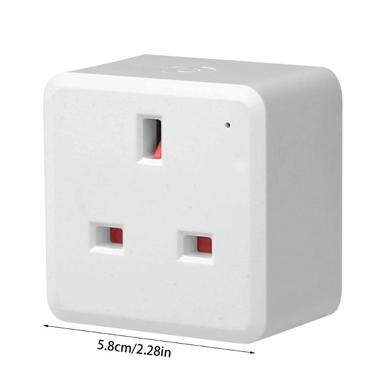 WiFi Intelligent Plug Outlet Home Energy Monitoring Small Intelligent Socket for Energy Monitoring Timing Socket