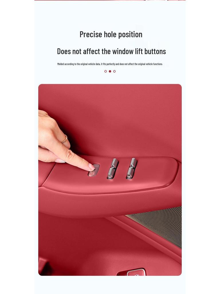 Silicone Armrest Protector for M7/M8 Car Door Window Lifter Panel