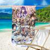 1pc Genshin Impact Beach Towel with Custom Name, Beach/Swimming/Bath/Picnic/Camping Towel, Suitable for Seaside Beaches